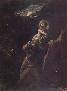 Adam Elsheimer St.Christopher oil on canvas